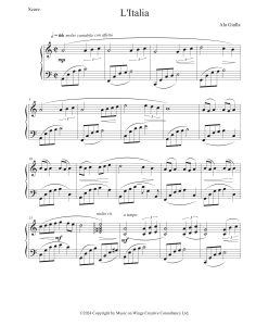 L'italia (piano solo)